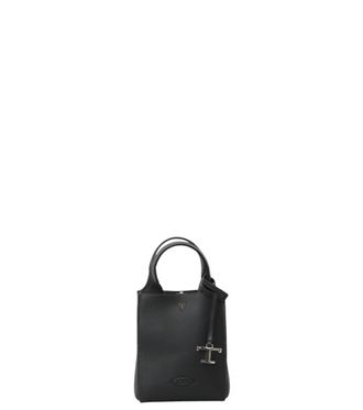 Tod's Black Textured Mini Crossbody Bag