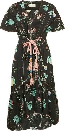 Peter Pilotto Abito lungo con stampa a fiori - Blu