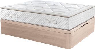RELAX Colch&oacute;n Muelles Ensacado Gaviota Oro 31 Cm Visco-grafeno + Canap&eacute; Abatible Relax 3d Gran Capacidad Altura 32 Cm 105x190 Cm - Natural