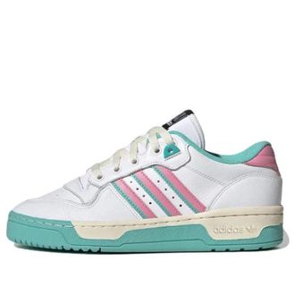 adidas Rivalry Low White Pink Green HQ6877