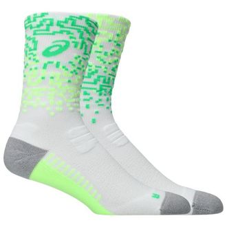 Asics Performance Run Sock Crew Laufsocken - Unisex | grau/grün