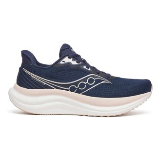 Saucony Sneakers, female, Blue, 7 1/2 UK, Navy/Cameo Triumph 23 Running Shoes