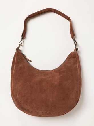 Fat Face FatFace Harper Chestnut Brown Suede Shoulder Bag