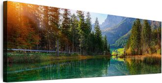 OEM Cuadro Sobre Lienzo Italiano De 120 X 40 Cm - Estilo Moderno - Naturaleza Cuadro Sobre Lienzo Italiano De 135 X 45 Cm - Estilo Moderno - Naturaleza