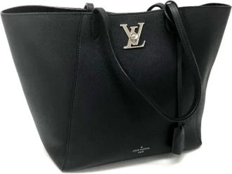 Louis Vuitton Tweedehands leren Louis Vuitton tassen - Dames - Vintage Shopper - Zwart - ONE Size - Leer - Vintage
