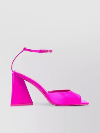 The Attico silk satin heel sandals