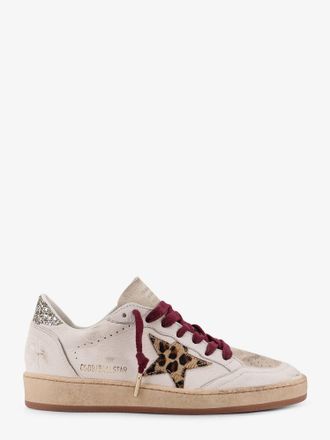 Golden Goose Sneakers Ball Star in pelle con inserti in suede - GOLDEN GOOSE DELUXE BRAND - gender_Woman