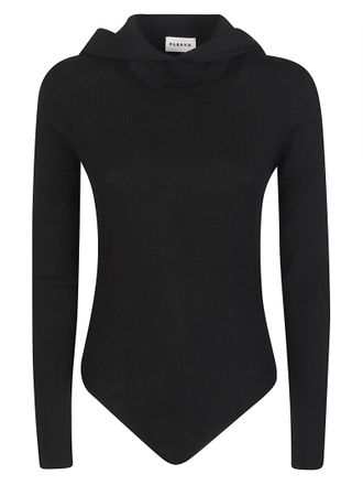P.A.R.O.S.H. Leila Ribbed Wool Long Bodysuit