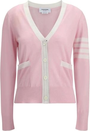 Thom Browne Dames, Truien, Roze, Maat: XS