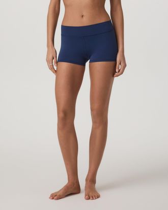 Vuori Clothing AllTheForm Micro Shorts 2.5 | Riviera Blue | XS, Size Extra Small
