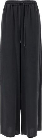 Max Mara Black Relaxed Drawstring Pants