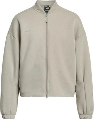 adidas Z.n.e. Uniform Full Zipper Knit - Heren - Outdoorjassen - Grijs - L - Katoen - Fitness