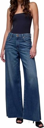 Hidden Jeans Nori High Rise Super Wide Leg Jeans In Medium Vintage