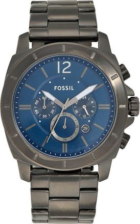 Fossil Privateer Chronograph Bracelet Watch, 48mm in Gunmetal at Nordstrom Rack