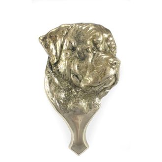 OEM Rottweiler - Aldaba De Puerta Con Forma De Cabeza De Perro, Aldaba De Lat&oacute;n, Decoraci&oacute;n De Puerta Retro De Art-dog