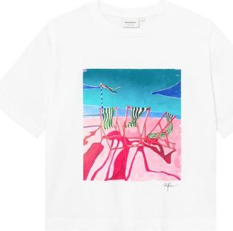 Dedicated T-Shirt Vadstena T-Shirt f&uuml;r Damen | wei&szlig;