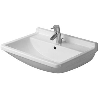 Duravit Duravit - Starck 3 Lavabo Con Plataforma Para Grifo Rebosadero 1 Orificio Para Grifer&iacute;a 600x450mm Blanco