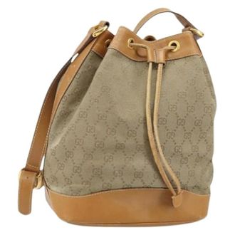 Gucci Pre-owned Tela bolsos-gucci - Pre-owned - Mujer - Beige - ONE SIZE