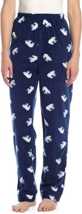 Leveret Womens Fleece Printed Holiday Pajama Pants in Polar Bear at Nordstrom, Size X-Large