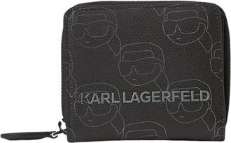 Karl Lagerfeld Wallets & Cardholders - Dames - Portefeuilles - Zwart - ONE Size - Accessoires
