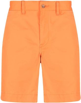 Polo Ralph Lauren classic chino shorts - men - Elastane/Cotton - 31 - Orange