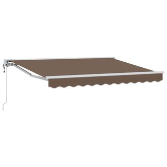 vidaXL Toldo Retr&aacute;ctil El&eacute;ctrico Topo 3,5 X 2,5 M Poli&eacute;ster Y Aluminio Vidaxl