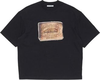 Acne Studios T-shirt con dettaglio grafico - Nero