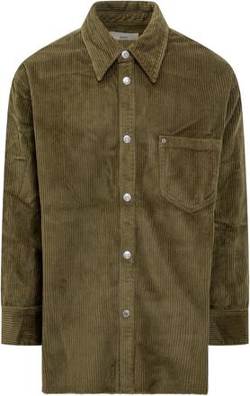 Ami Green Regular Solid Shirt