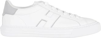 Hogan H691 Veterschoenen - Heren - Sneakers - Wit - 39 1/2 EU - Leer - Schoenen