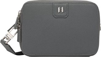 Karl Lagerfeld K/Monogram Camera Bag - Heren - Schoudertassen - Groen - ONE Size - Leer - Tassen