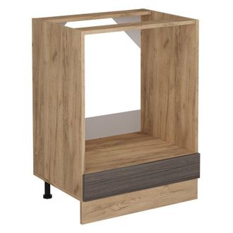 Vicco Armario Para Horno Empotrado R-line, Gris Noble, 60 Cm Sin Encimera