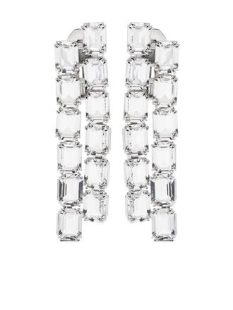 Swarovski Millenia oorclips - Zilver