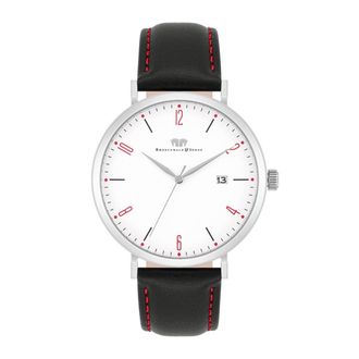 Rhodenwald & S&ouml;hne Mens Male Stainless steel Watch 42mm - Silver - One Size