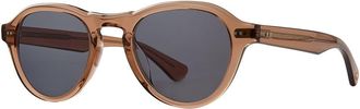 Garrett Leight MCNALLY SUN SED/BS Mens Sunglasses Brown Size 48