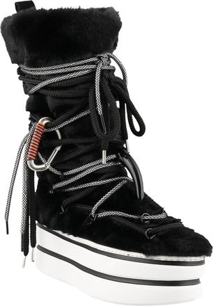 Hogan Leather Snow Boot