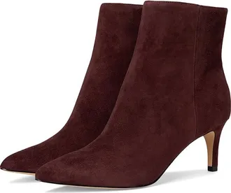 Nine West Sheeba Womens Boots Burgundy Suede : 9.5 M, Leather
