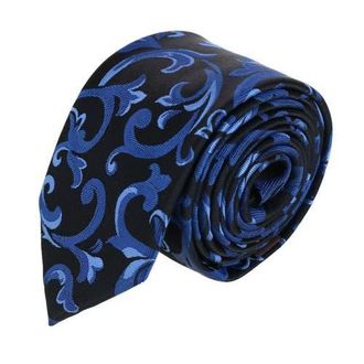 Trafalgar Store Big & Tall Christian the Romantic Brocade Silk Necktie in Royal Blue at Nordstrom