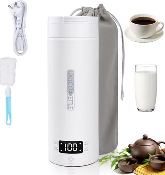 OEM Mini Hervidor El&eacute;ctrico Port&aacute;til De Viaje De 500 Ml, De Acero Inoxidable 316, Con 4 Ajustes De Temperatura, Para T&eacute;, Leche Y Caf&eacute;
