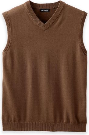 Paul Fredrick Cotton Blend Vest