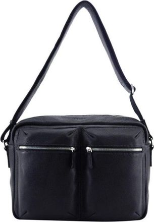 Pourchet Corso Satchel - Heren - Schoudertassen - Blauw - ONE Size - Leer - Tassen