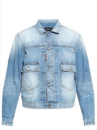 Dsquared2 Giacca - Heren - Spijkerjassen - Blauw - L - Denim - Jassen