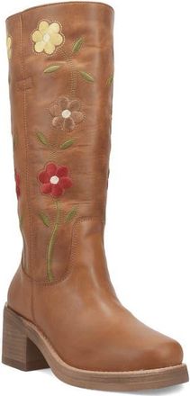 Dingo Bloom Embroidered Boot in Tan at Nordstrom, Size 7.5