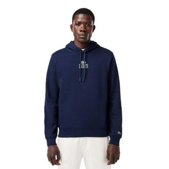 Lacoste Herenlogo Hoodie (Marineblauw)