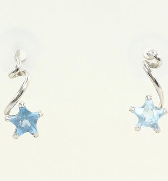 C&A Unbranded blue gold gold (14K) Drop Earrings (Pre-Owned)