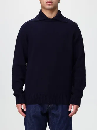 Sebago Wool Turtleneck Jumper with Ribbed Collar and Cuffs