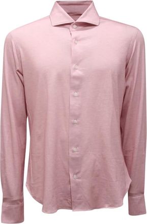 Orian Orian, Overhemden, Heren, Roze, M, 4749At shirt Fluid Evolution jersey