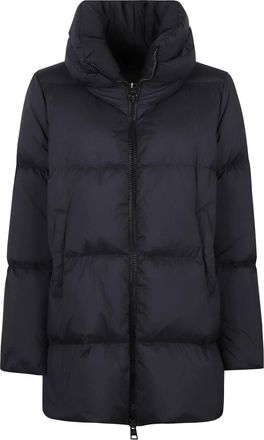 Herno A-Shape Relaxed Down Jacket - Dames - Dons jassen - Zwart - XL - Jassen