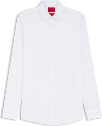 HUGO BOSS Slim-fit shirt in stretch twill