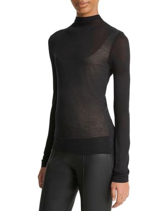 Vince Sheer L/S Mock Neck Top Set 2 pc