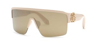 Roberto Cavalli SRC037M ABAG Womens Sunglasses Brown Size 99